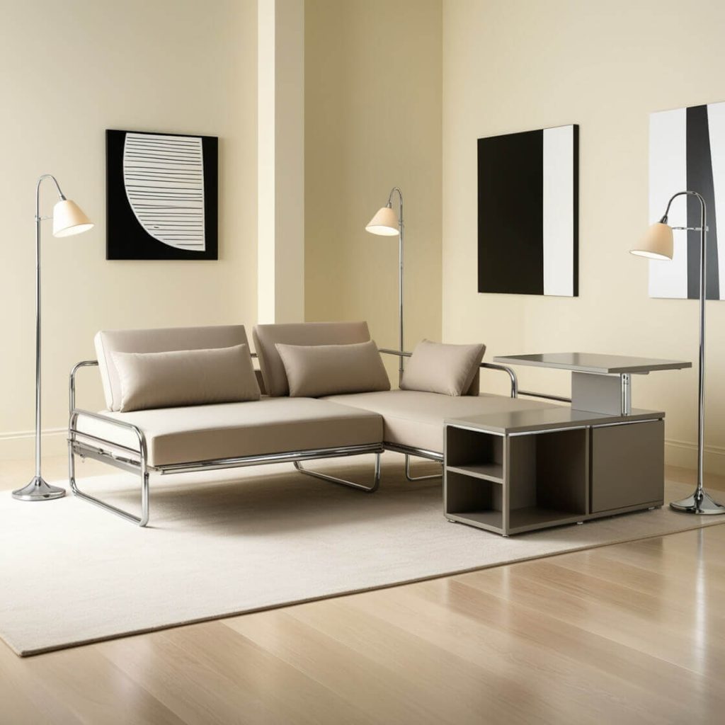 Modern Style Living Room Design Ideas:Add Multifunctional Furniture