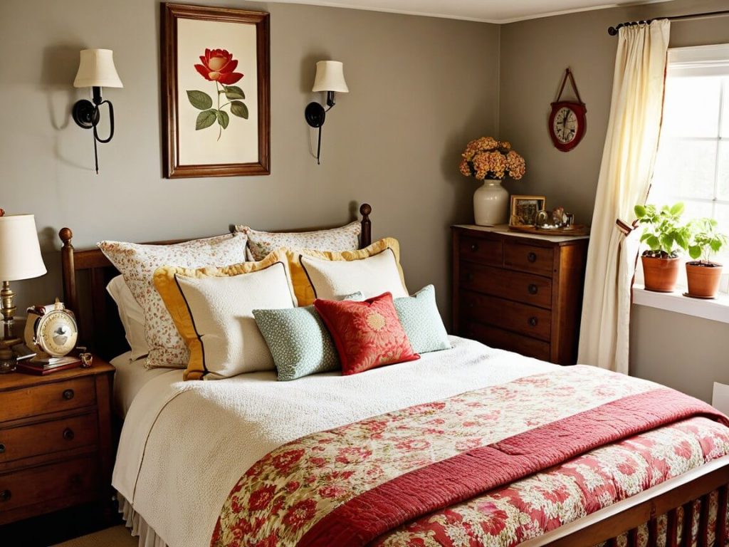 Beautiful Bedroom Decor Ideas:Add Vintage Pieces