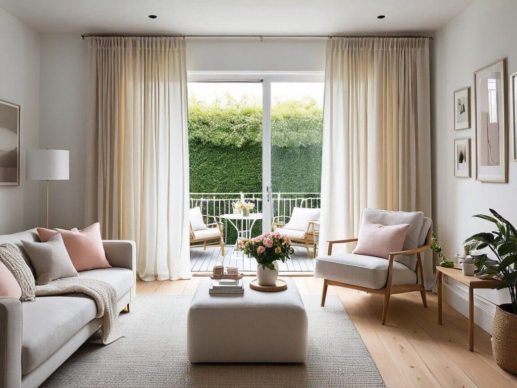 Breezy Curtains for Small living room