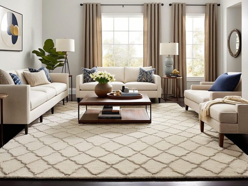Modern Living Room: Choosing the Perfect Rug