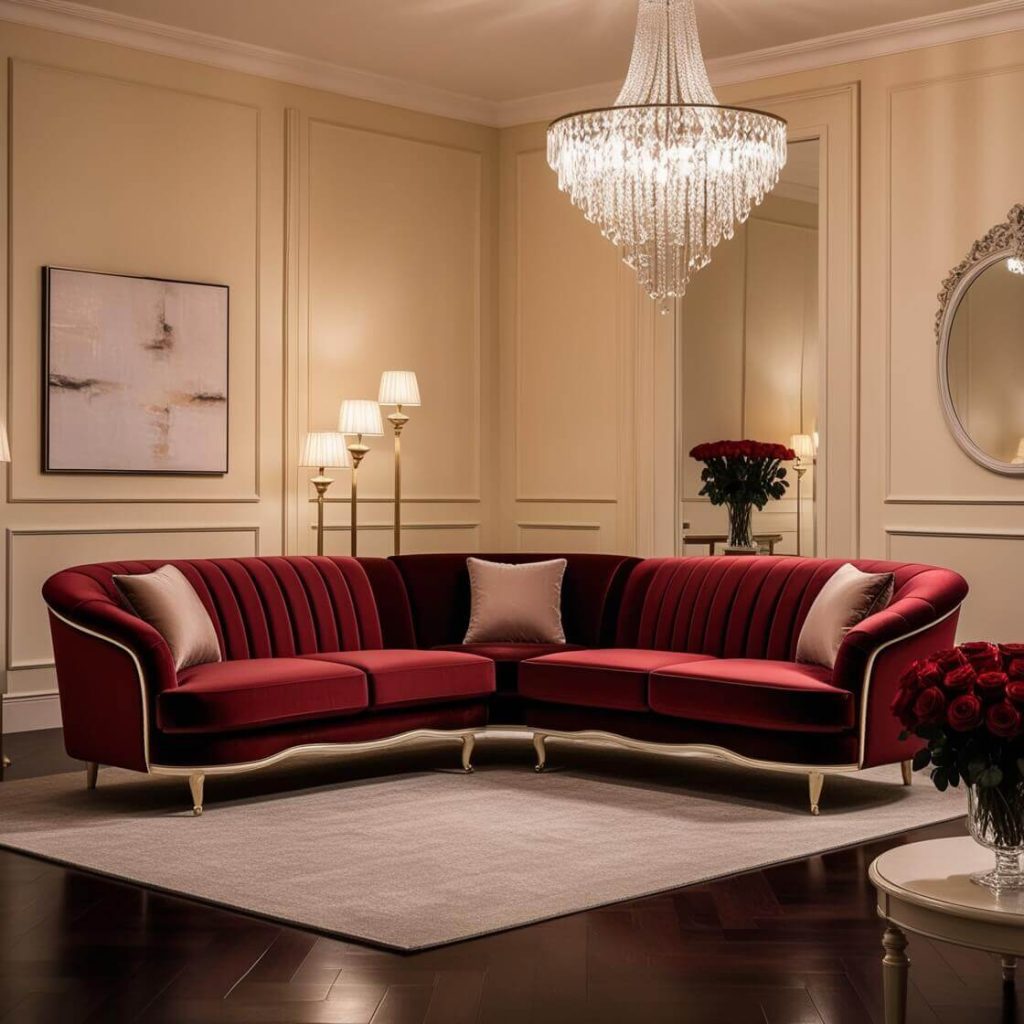 Cozy Red Couches