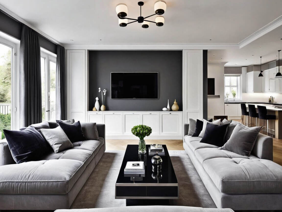 Large Living Room Furniture Decor Ideas