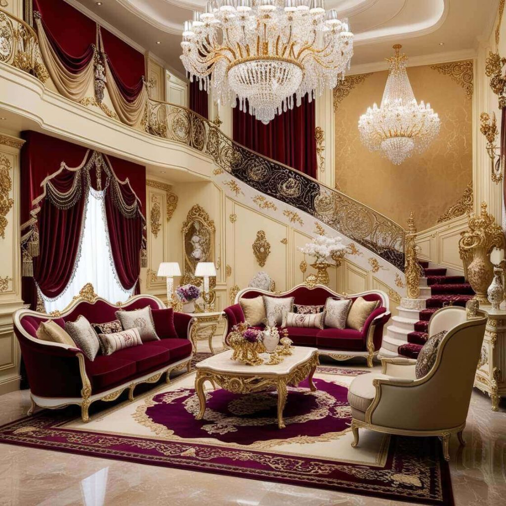 Décor With Beautiful Chandelier