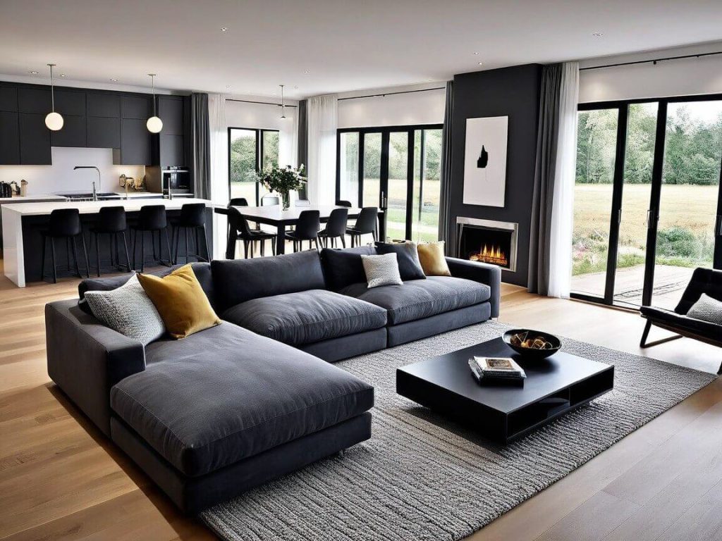 Large Living Room Furniture Layout