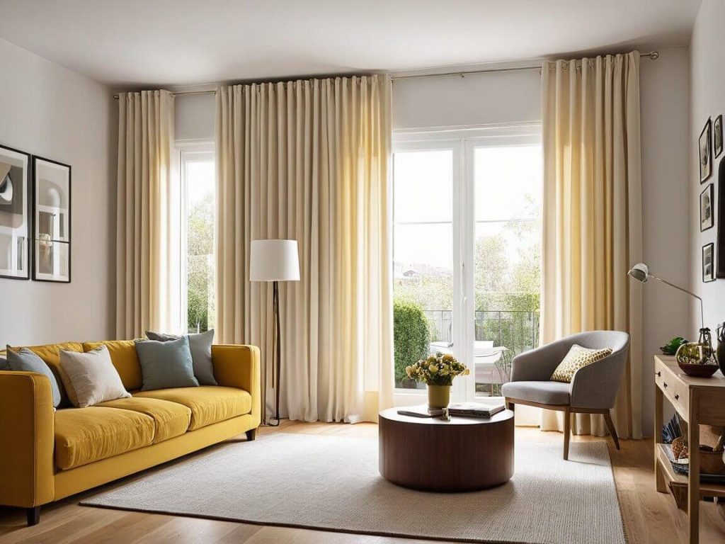 Cozy Small Living Room:Focus on Windows