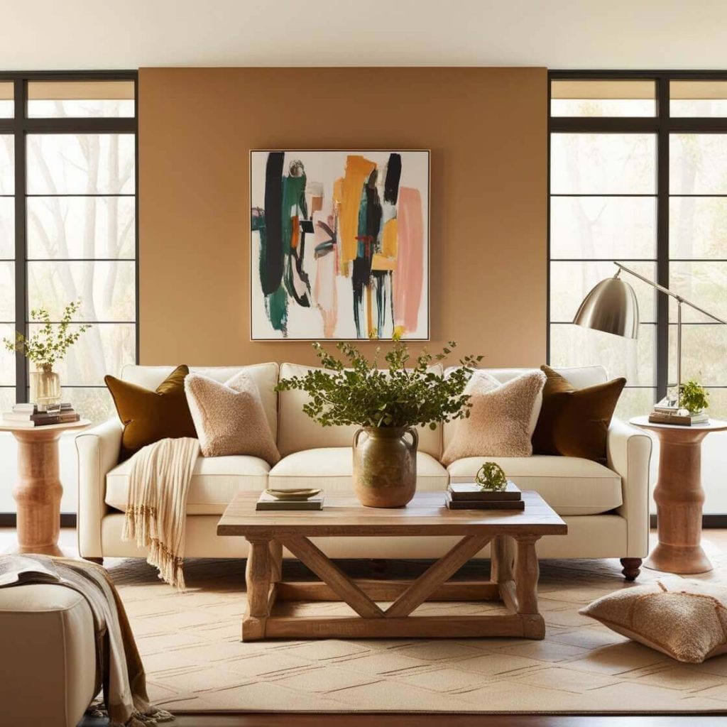 Cozy Small Living Room:Hang Artwork