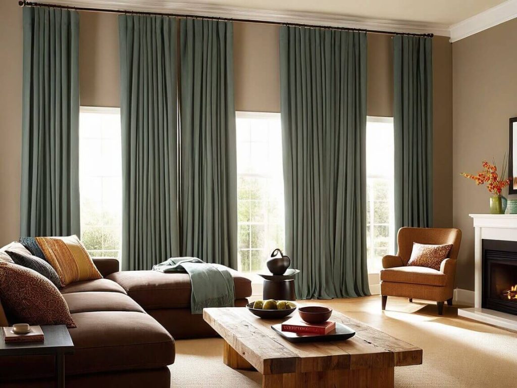 Hang the curtains high 