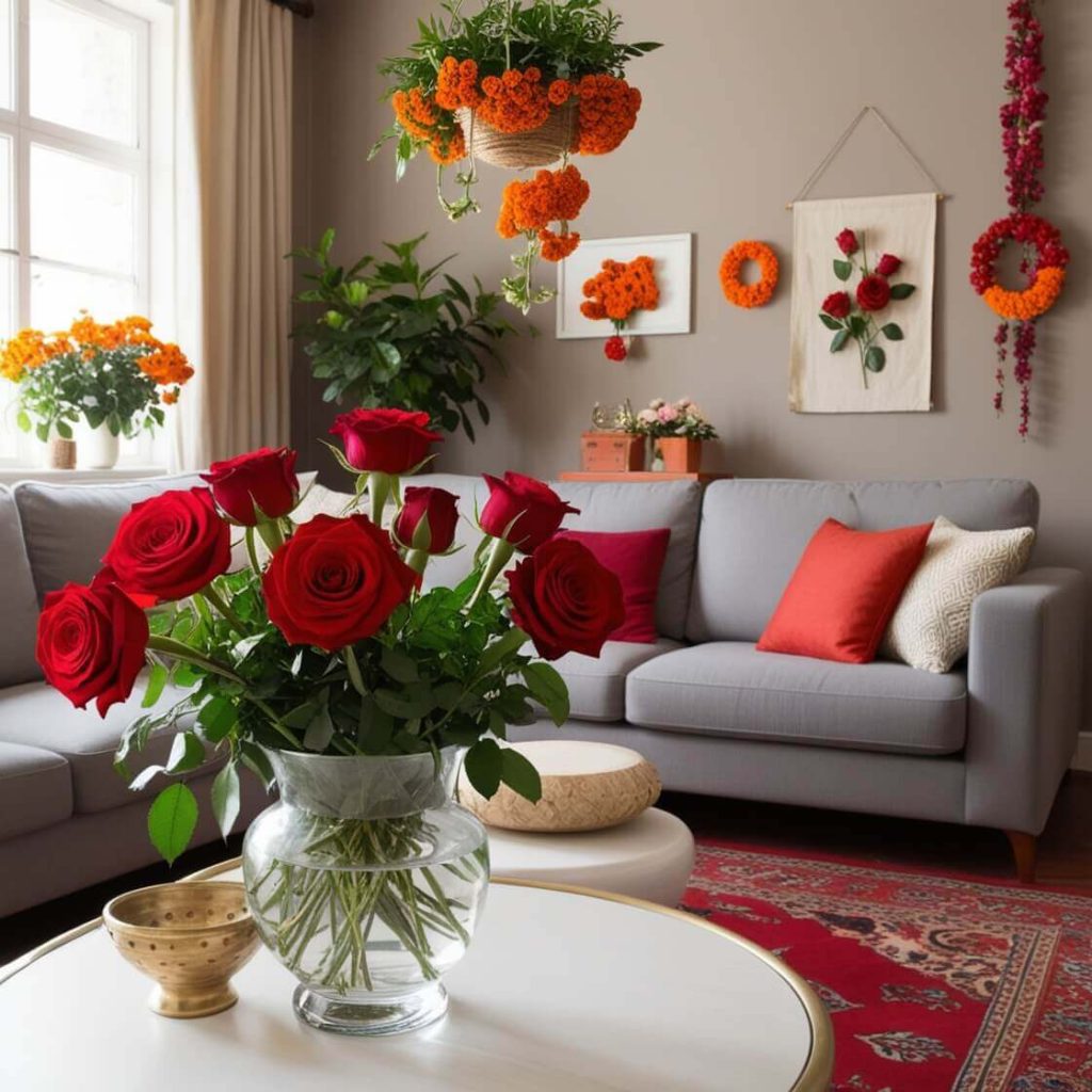Incorporate Fresh Flowers to Brighten the Room