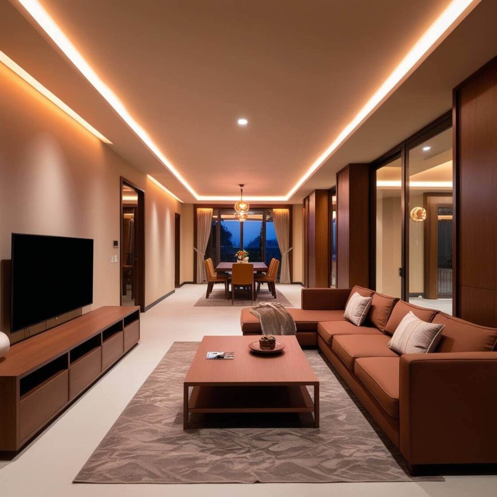 Large Modern Living Room Decoration Ideas