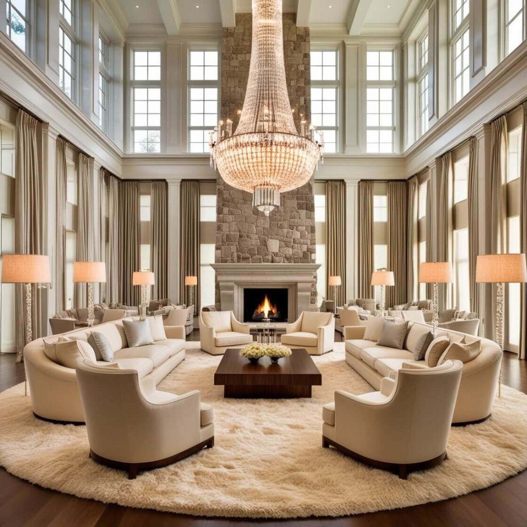 Neutral Living Room Decor Ideas: Lighting