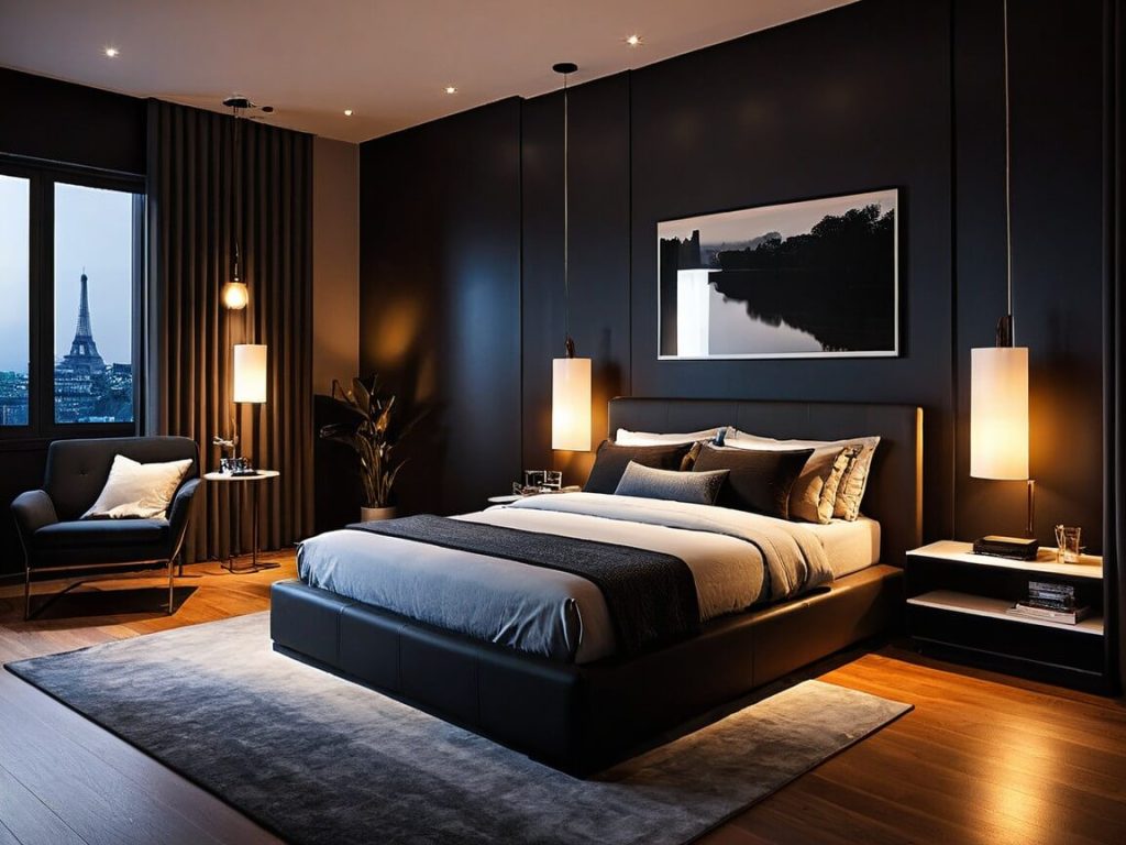 Low Lighting Cozy Bedroom