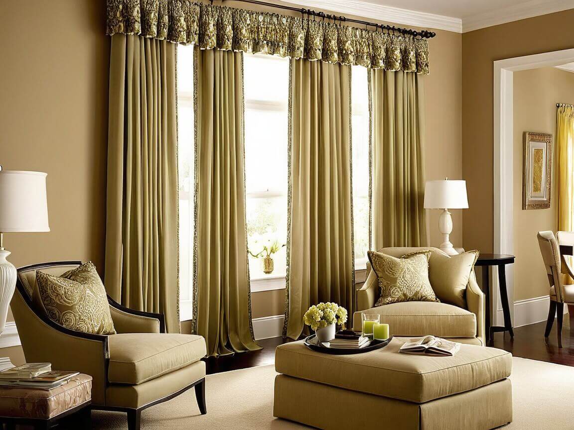 Living Room Modern Curtain Design ideas