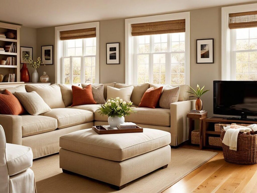 Appartment Cozy Living Room Decor Ideas:Maximize Natural Light