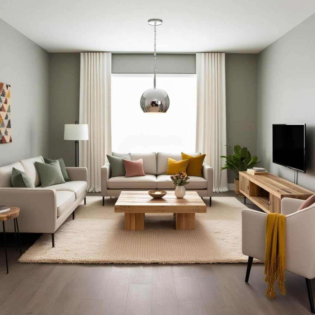 Modern Living Room Decor on Budget