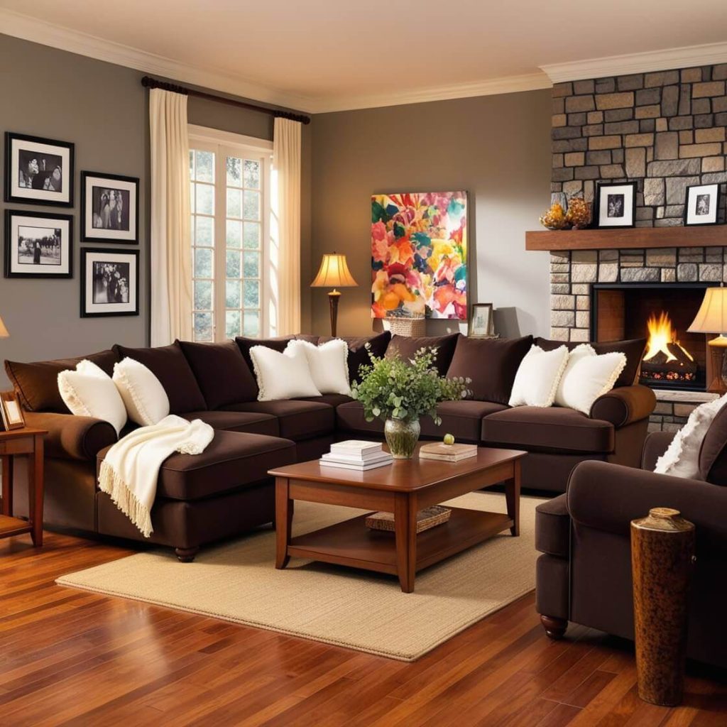 Modern cozy living room Interior design