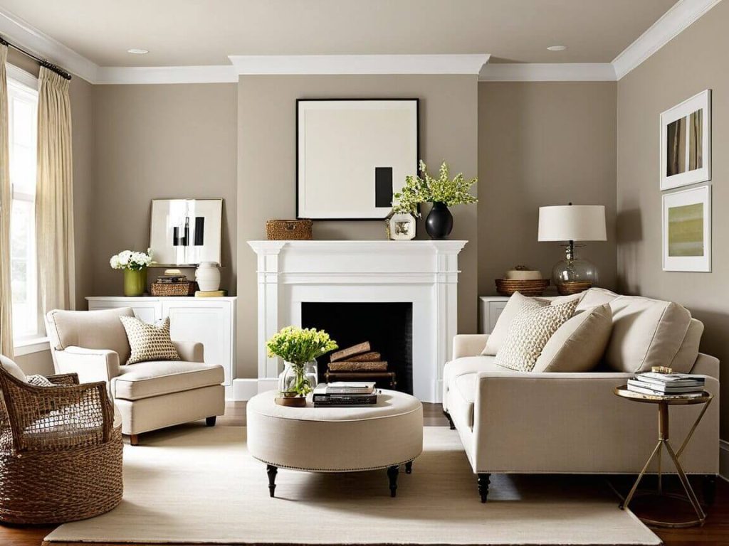 Small Living Room Decor Ideas Neutral Wall Paint
