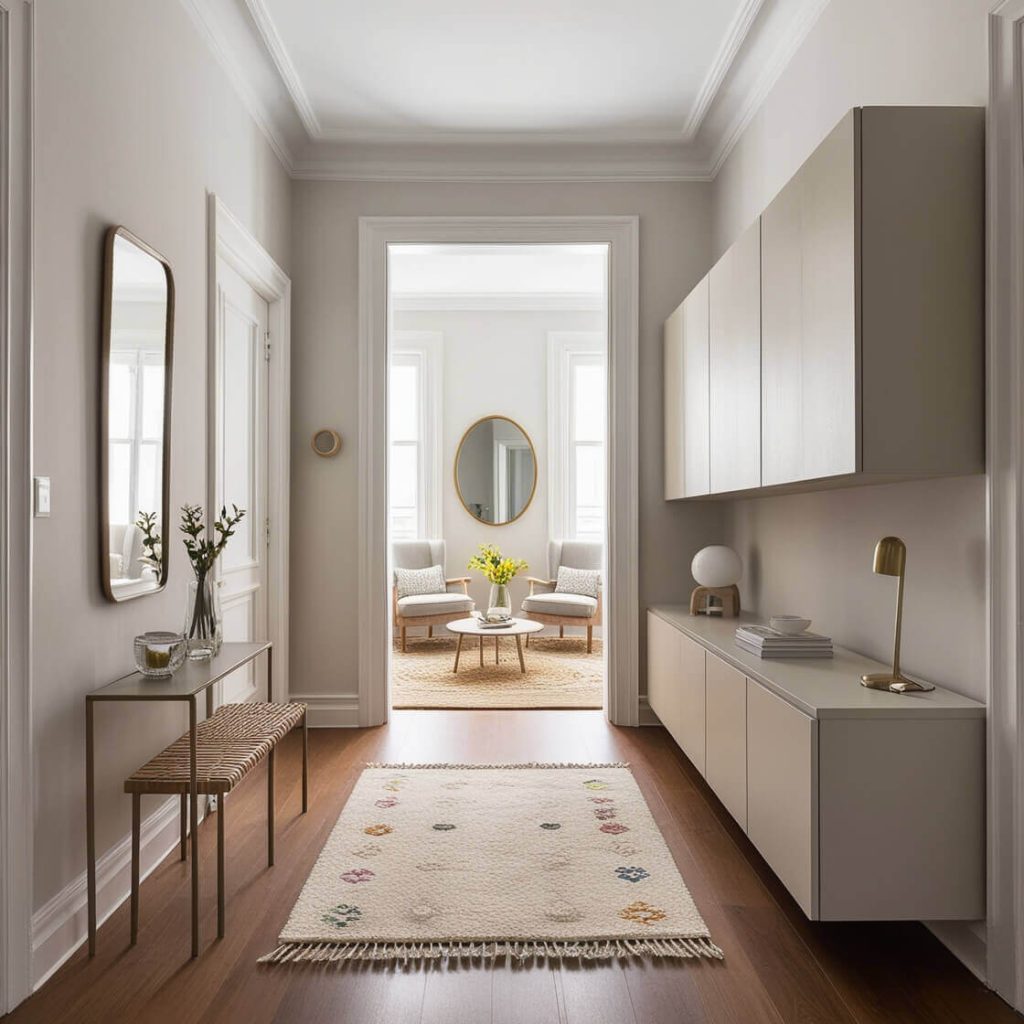 Small Living Room Decor Ideas Open in Hallway