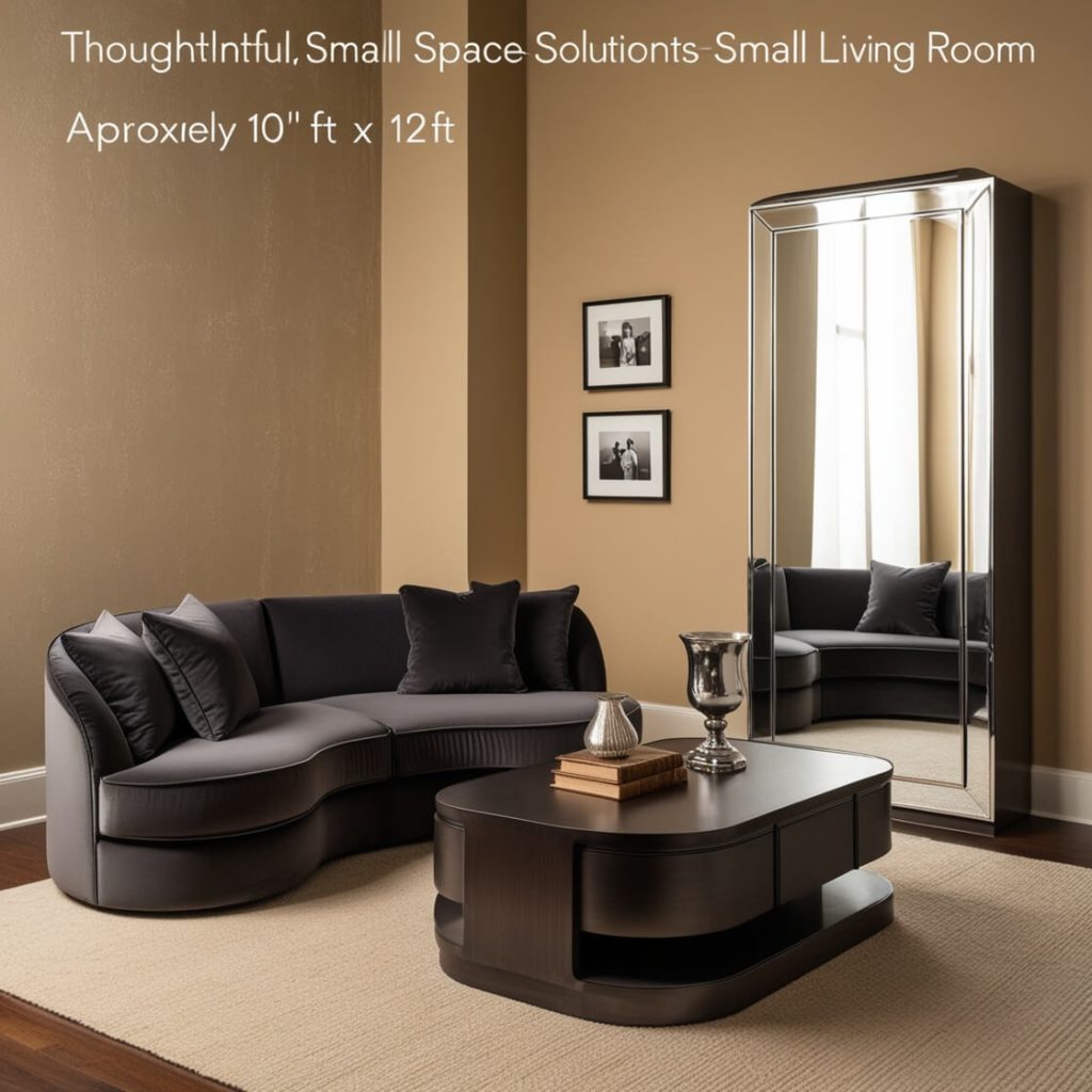 Outfit a Small Living Room with Savy Storage