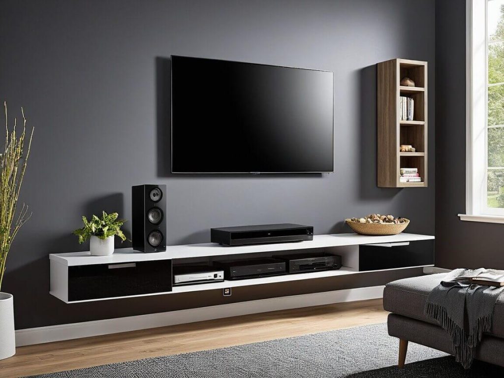 Small Living Room Decor Ideas Floating Media Centre