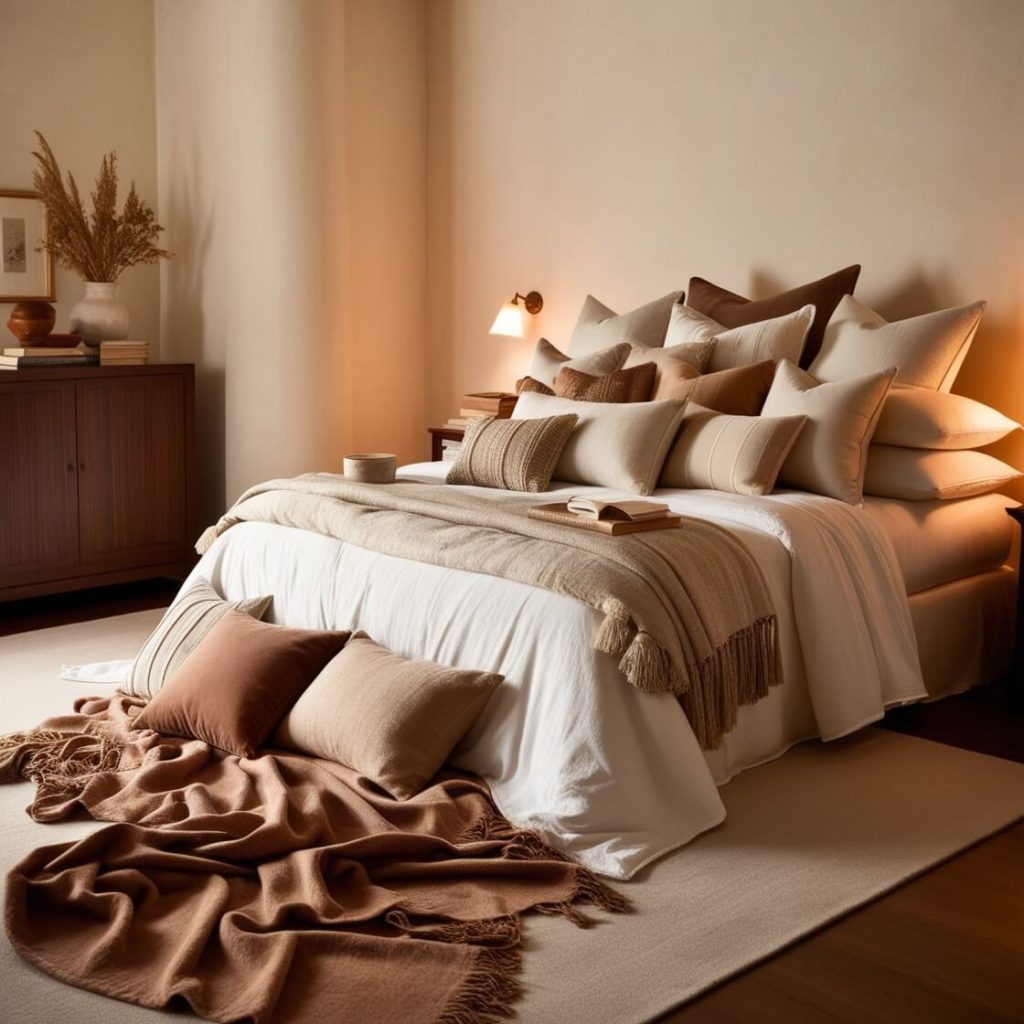 Luxury Bedroom Pillow Design