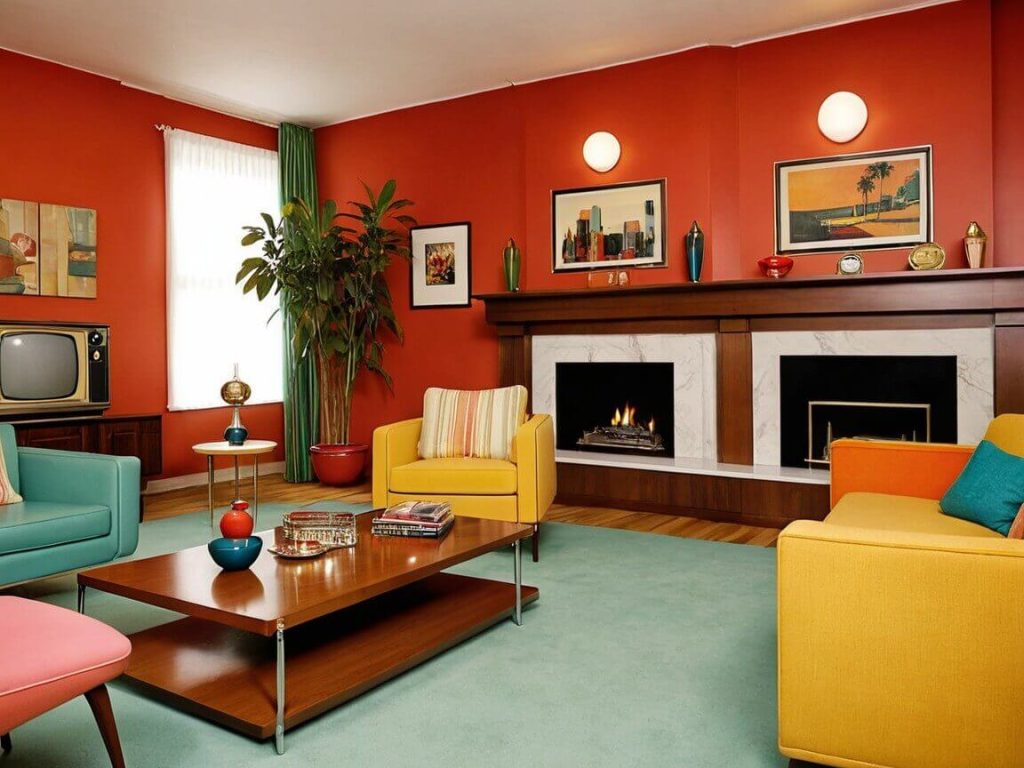 Retro Large Living Room 