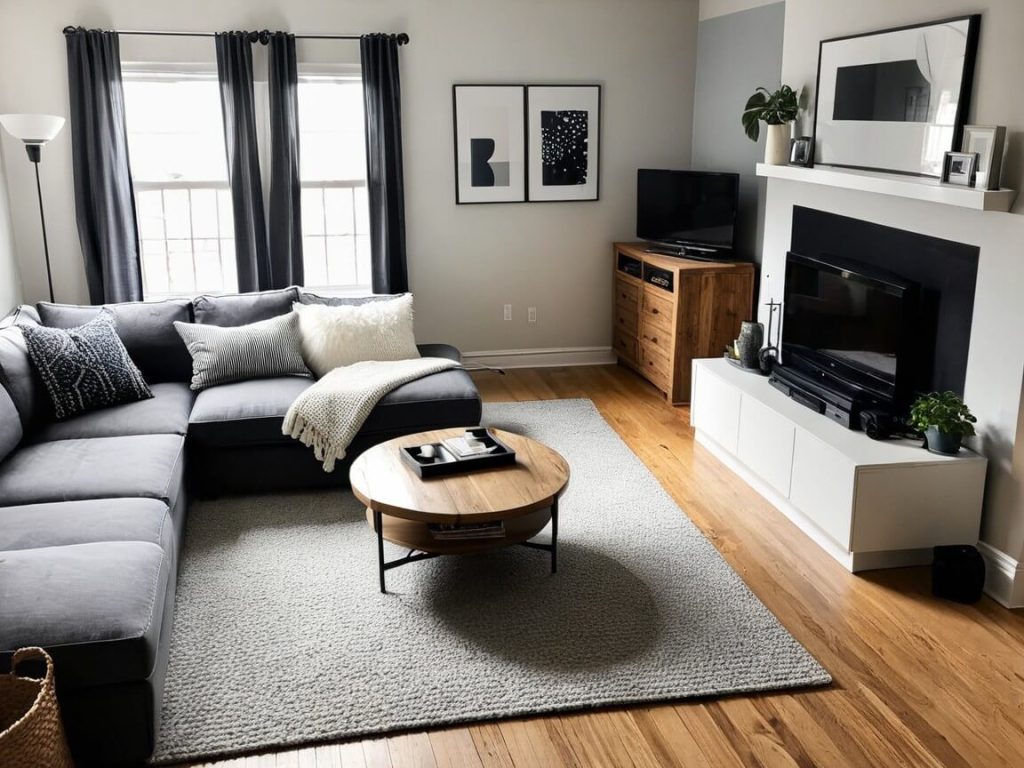 Modern Cozy Living Room Layout Inspiration