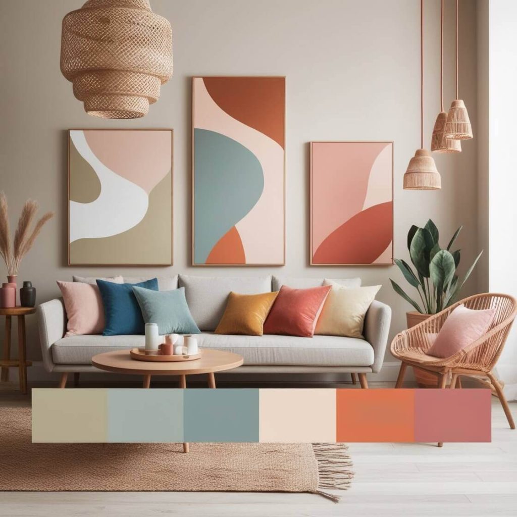 Living Room Design: Start with a Cohesive Color Palette