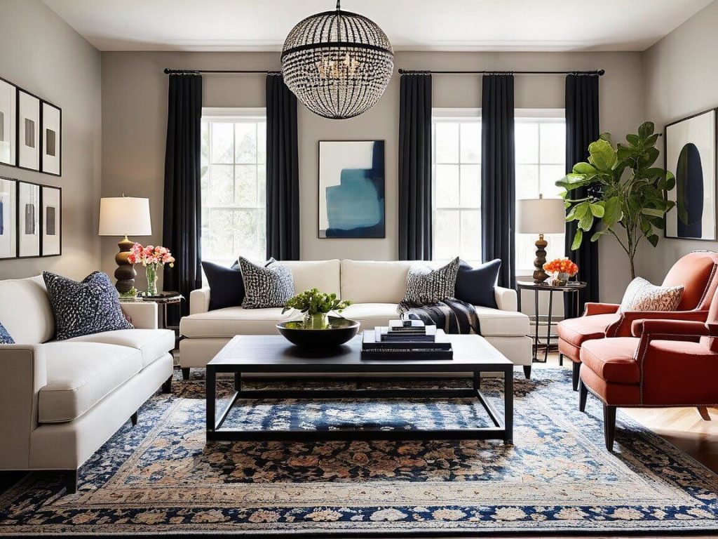 Living Room Design: Decorating Oversized Spaces