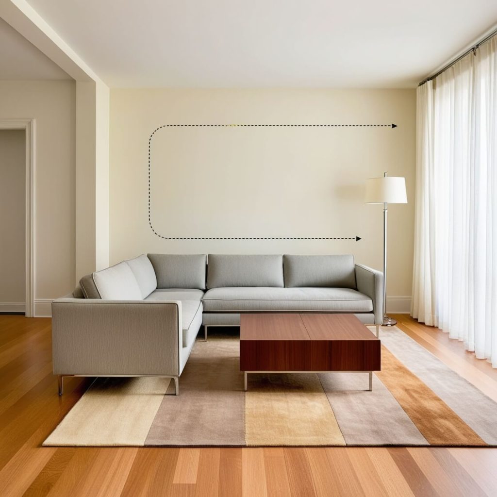 Traffic Paths Around Furniture