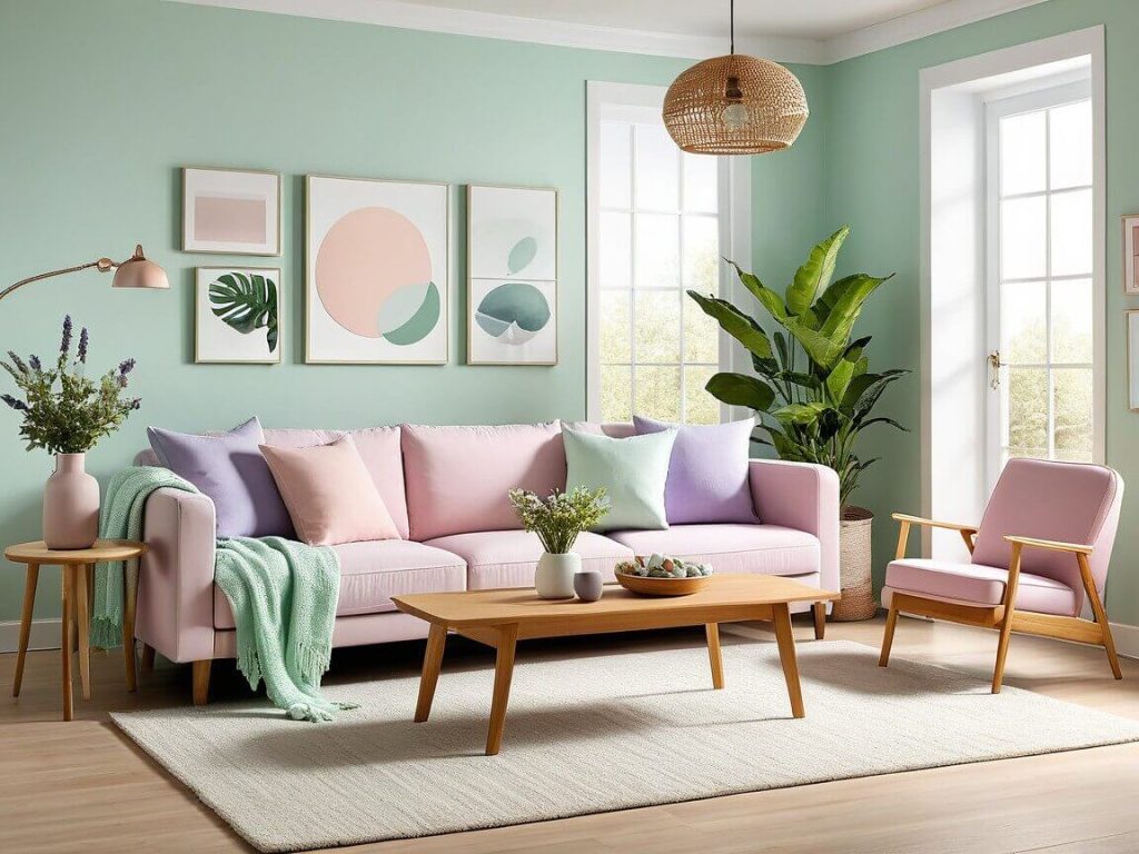 Use Pastel Paint for a Calming Effect