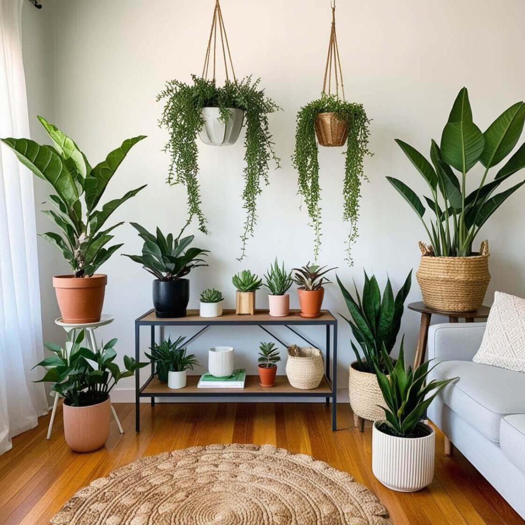 Use Plants as Living Decor