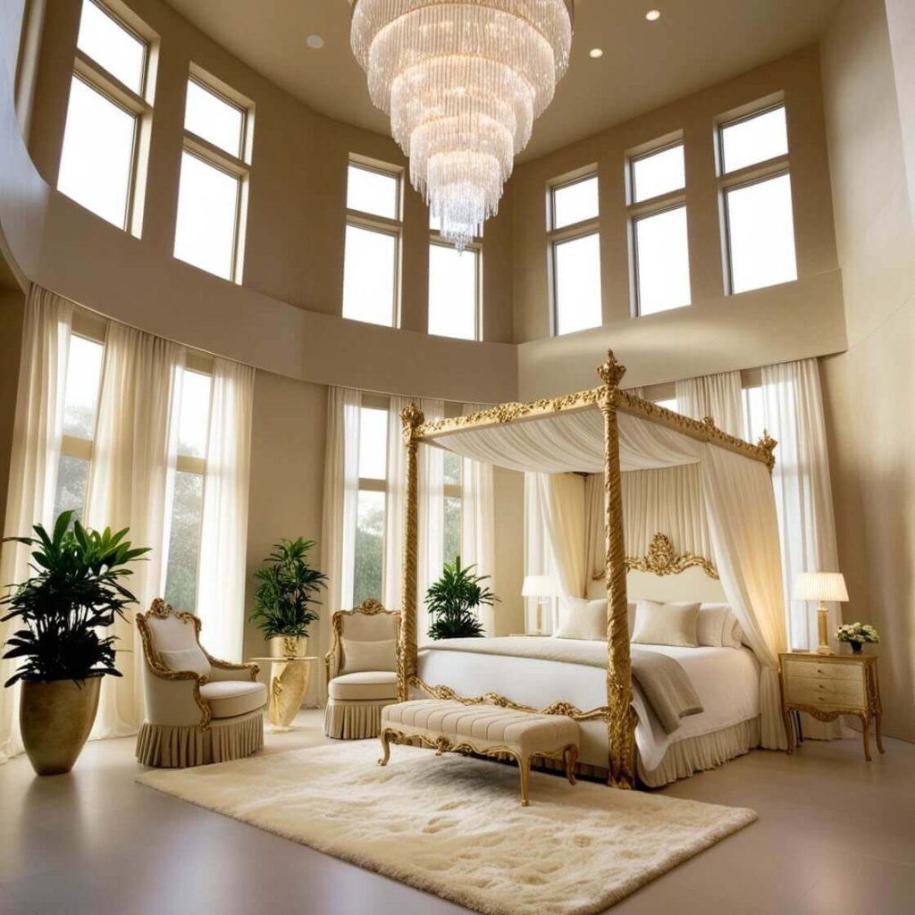 Visual Height Luxury Bedroom