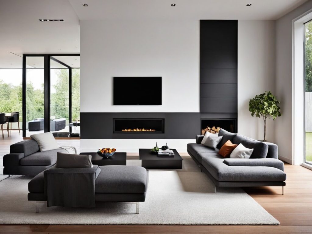 modern living room interior design
