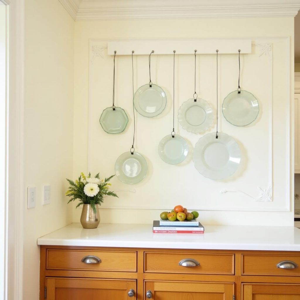 Kitchen Decor Ideas:Display Glass plates