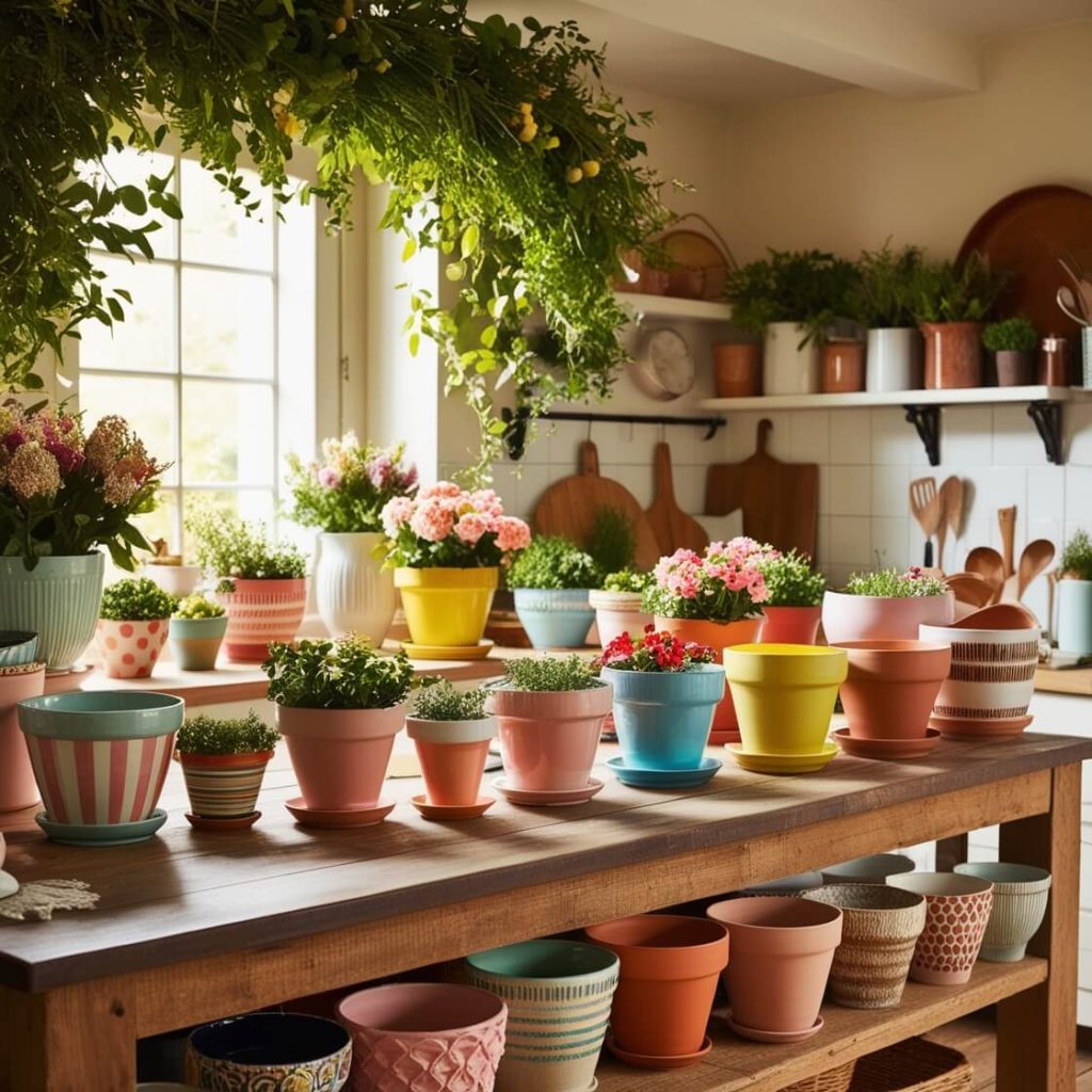Flower Pots colour