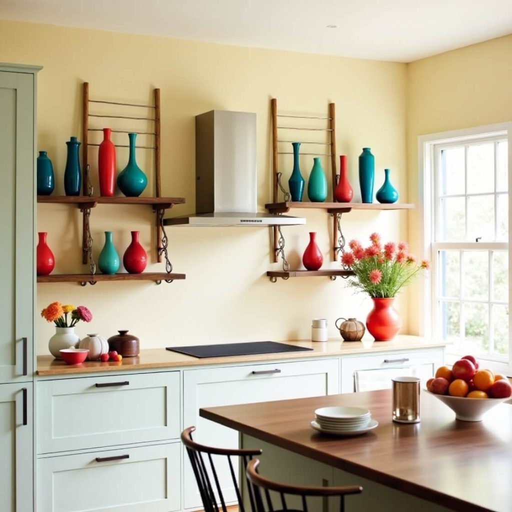 Pop of Color with Vases