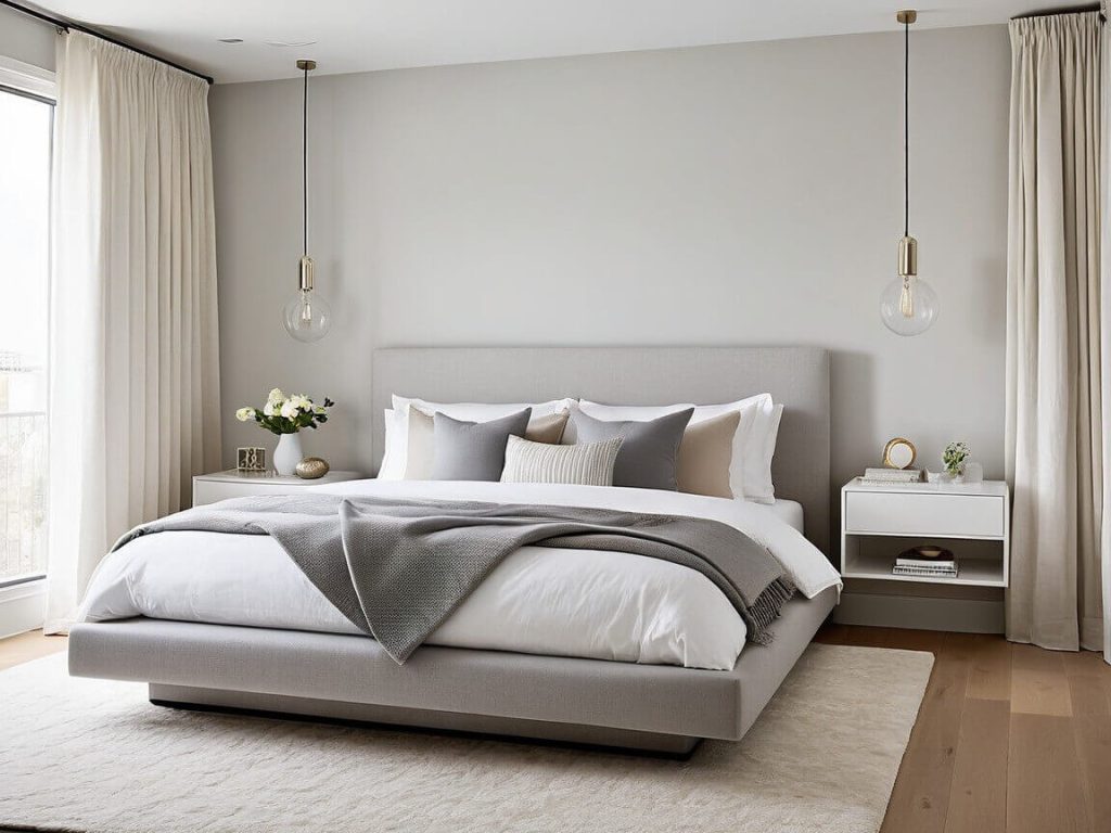 Sleek, minimalist designs for a Luxury Bedroom