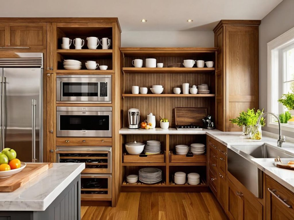 Modern Luxury Kitchen Decor Ideas:Storage Plan