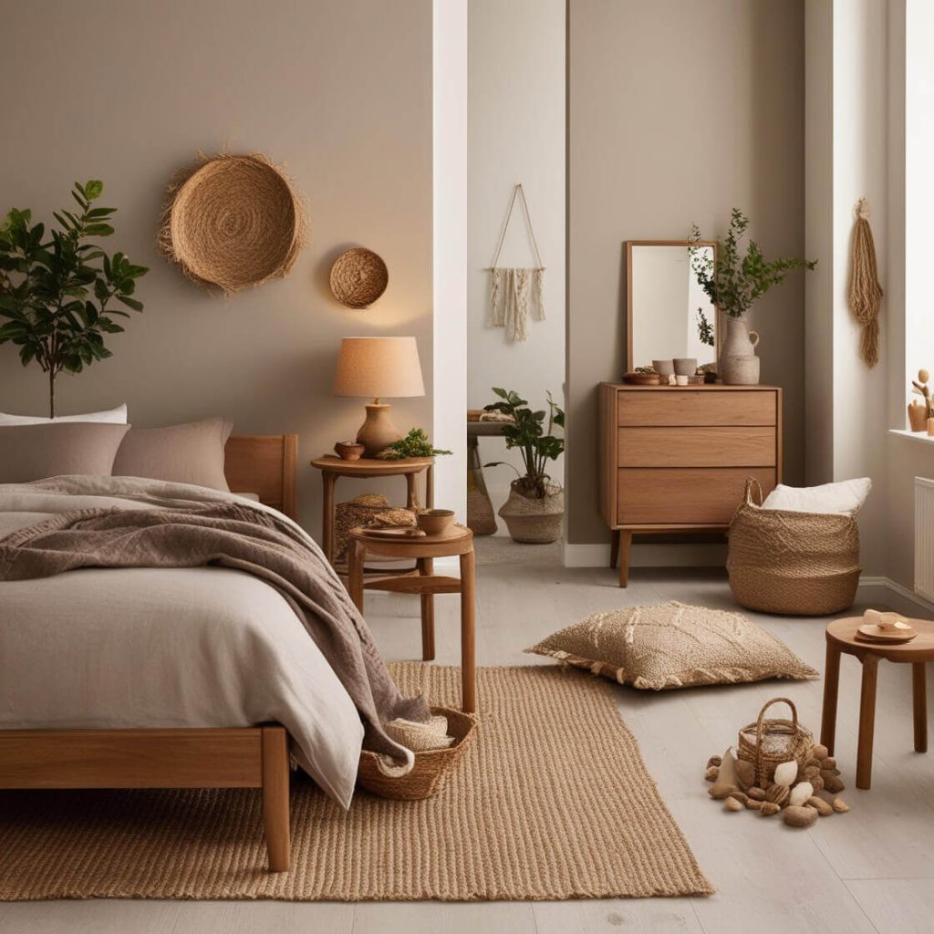 Use warm, natural tones
