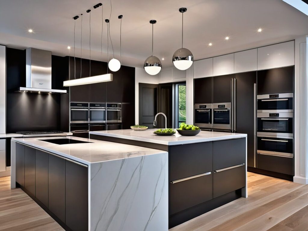 Luxury and Modern Kitchen Design Ideas with Smart Technology
